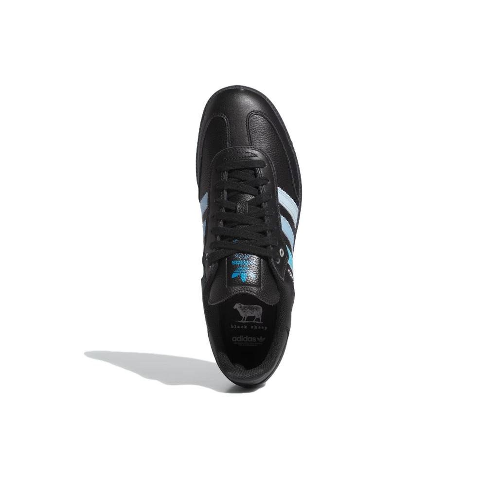 Charlotte FC x Black Sheep x adidas Samba ADV Carolina Kit Унисекс Кроссовки Основной черный Облачно-белый Ледяной синий JH9594