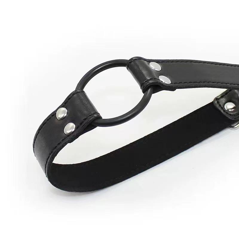 Страпон Дилдо Вибратор Фиксатор SM Рабский Харнесс Чокер Секс-игрушка Пара Фетиш Игрушка Шейный Ошейник Поводок Кляп для Рта Инструмент для Мастурбации