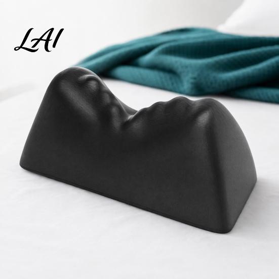 Gravity-assisted Neck Traction Massage Pillow Deep Acupressure Tool Occipital Release Tool & Stretcher Cervical Posture Correction Device with Nodes