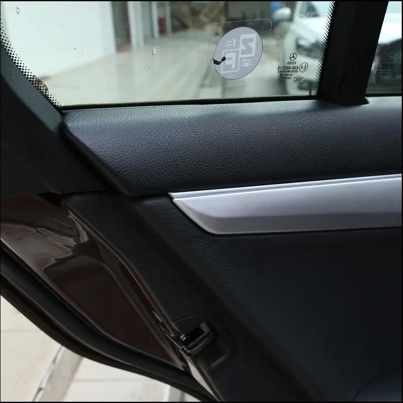 Накладки на панель ручки двери салона автомобиля из углеродного волокна для Mercedes Benz C-Class W204 C180 C200 2007-2014 Аксессуары