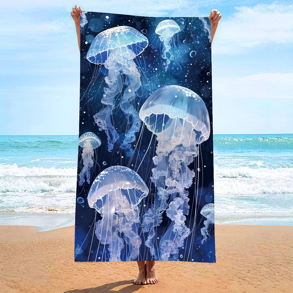 Locomotive Enthusiasts Sports Towels Quick-drying Double-sided Velvet Beach Towels Printed Bath Towels