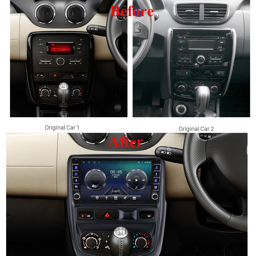 Для Renault Duster 1 2010-2015, для Nissan terrano 2014-2020 с кнопочной ручкой, автомобильный Android CarPlay Android GPS 2 + 32 ГБ