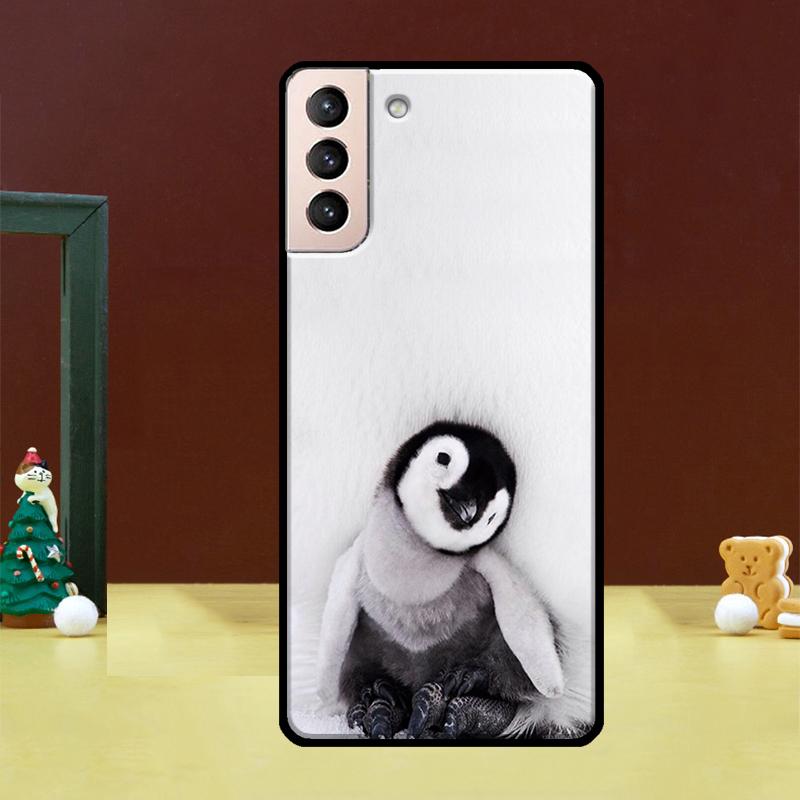 Чехол-пингвин для Samsung Galaxy S23 S21 S22 Ultra S8 S9 S10 Note 10 Plus Note 20 Ultra S20 FE