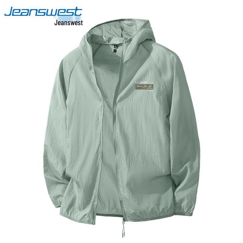 Мужская легкая куртка с капюшоном Jeanswest для защиты от солнца UPF50+