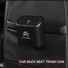 1Pcs Car Interior Storage Case Trash Bin For Citroen C1 C2 C3 C4 C5 C6 C5X E-C4 C-Crosser C4 Cactus Berlingo Elysee C-ZERO
