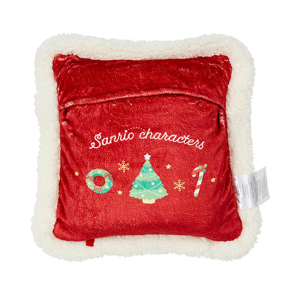 Sanrio Cushion Blanket Sanrio Characters Throw Blanket 113204 (Christmas)