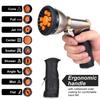 Heavy Duty Hose Nozzle 9 Adjustable Spray Patterns Hose Sprayer Handheld Hose Nozzle Spray Slip Resistant Water Sprayer for Cleaning Watering