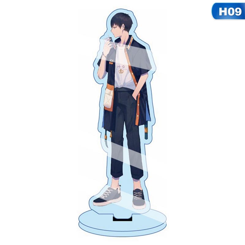 Аниме Хайкю!! Мультяшный персонаж, прозрачная акриловая подставка, кукла, модель игрушки, украшение для рабочего стола, подарок