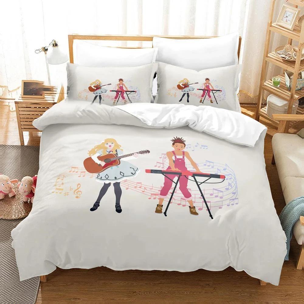 Carole and Tuesday Bedding Set Boys Girls Twin Queen Size Duvet Cover Pillowcase Bed Kids Adult Fashion Home Textile Customizable