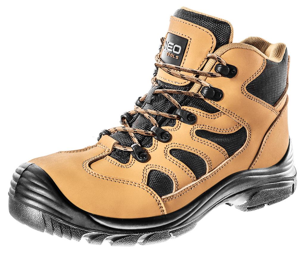 S3 SRC Work Boots, Metal Free, Size 43