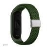 Тканый нейлоновый ремешок для Mi Band 8 7 6 Эластичный регулируемый нейлоновый браслет для Xiaomi Mi Band 4 3 5 6 7