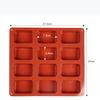 Silicone Cake Molds Cookie Chocolate Bar Molds Non-stick Durable Rectangle Candy Mold Baking Accessories Handmade Gifts