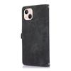 Zipper Card Slot Buckle Wallet PU Case For iPhone 14
