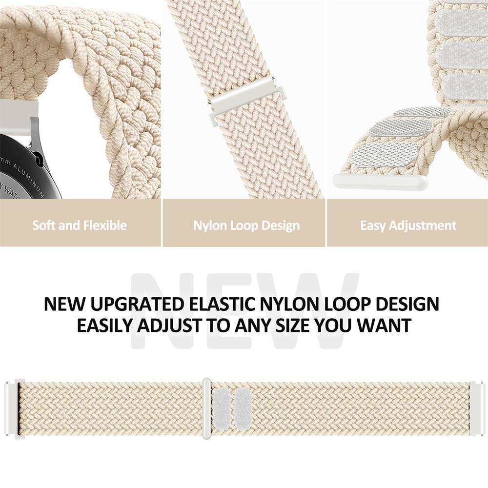 Плетеный Solo Loop ремешок для Samsung Galaxy Watch 7/5/pro/4/6/Classic/active 2 ремешок браслет Huawei watch GT/4/2e/2/3/pro ремешок