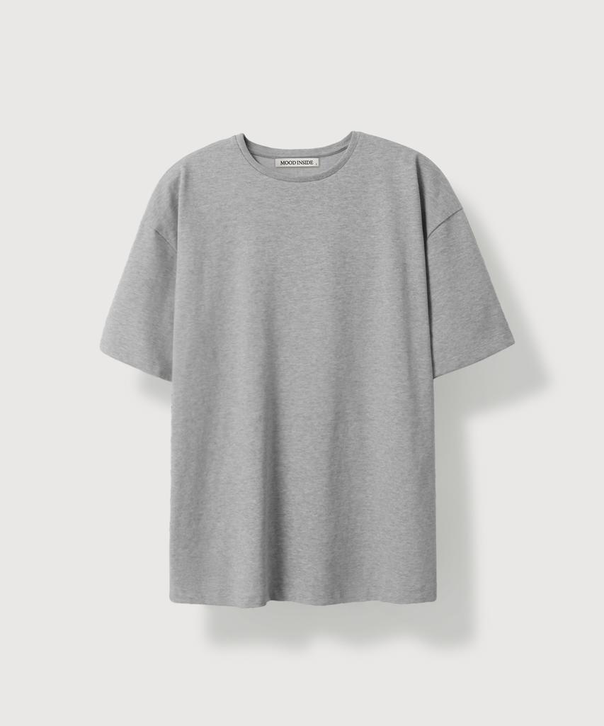 MOOD INSIDE Essential Semi-Over Short Sleeve_4 Colors