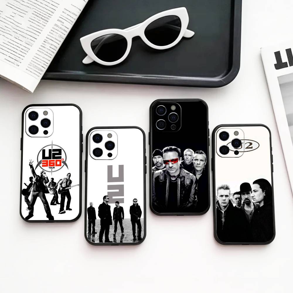 BAND U-U2 Phone Case Silicone Soft For IPhone 17 16 15 14 13 12 11 X XR Plus Pro Max Plus