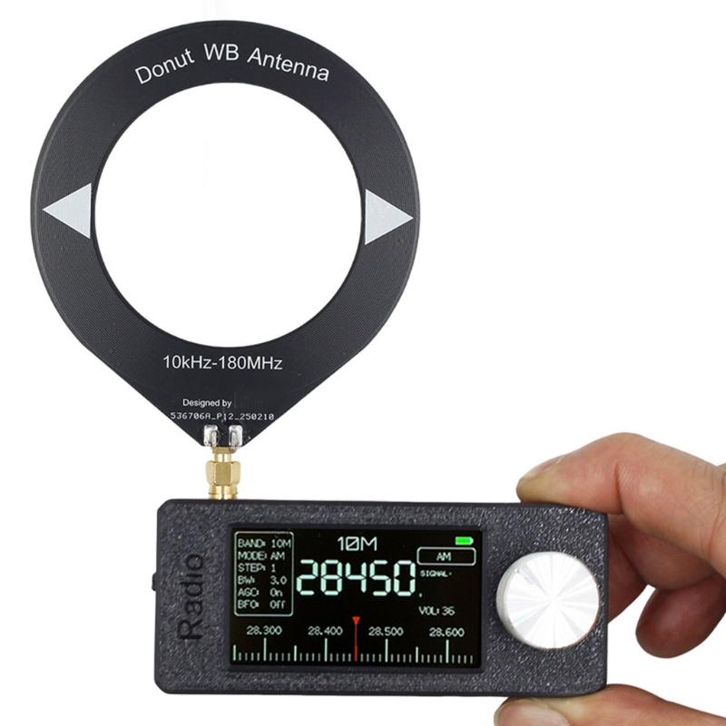 SI4732 0,5-108 МГц LSB USB Радио Мини Карманное Радио 1,9-дюймовый Дисплей Вседиапазонный Радиоприемник с Петлевой Антенной