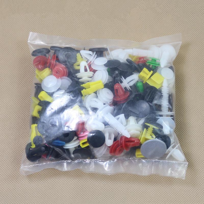 400 шт. Автомобильные смешанные универсальные клипсы-фиксаторы для обшивки двери, панели, самозажимные пистоны для бампера, фиксаторы, защелки для крепления крышки двигателя, крыла