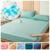 Waterproof Mattress Pad Cover Protector Thicken Fitted Sheet Adjustable Anti-bacterial Comfortable Non-slip Home Hotel Bed Cover