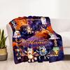 Halloween Bluey Party Personalized Name Blanket Cozy Personalized Blanket Ultra-Soft for Livingroom Seaside Living Room Chair Ideal for All Seasons