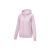 Comfortable Solid Color Hooded Jacket Women Jackets Lotus-Pink Purple AWDU114-5