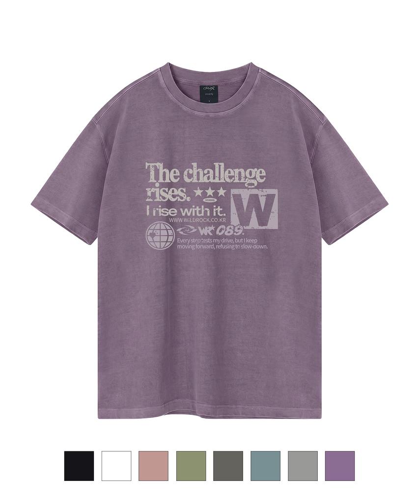 WILDROCK Challenge Pigment Oversized Short Sleeve T-Shirt (Cropped) (Type B)