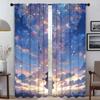 Непродуваемые шторы от комаров Sky and Ocean для камеры, домашние интерьерные шторы для гостиной, шторы блэкаут, шторы-перегородки для кухни