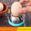 Stainless Steel Egg Piercer with Plastic Base Heavy Duty Egg Hole Puncher Hard Boiled Eggs Poker Peeler Pricker Tools Kitchen Gadgets