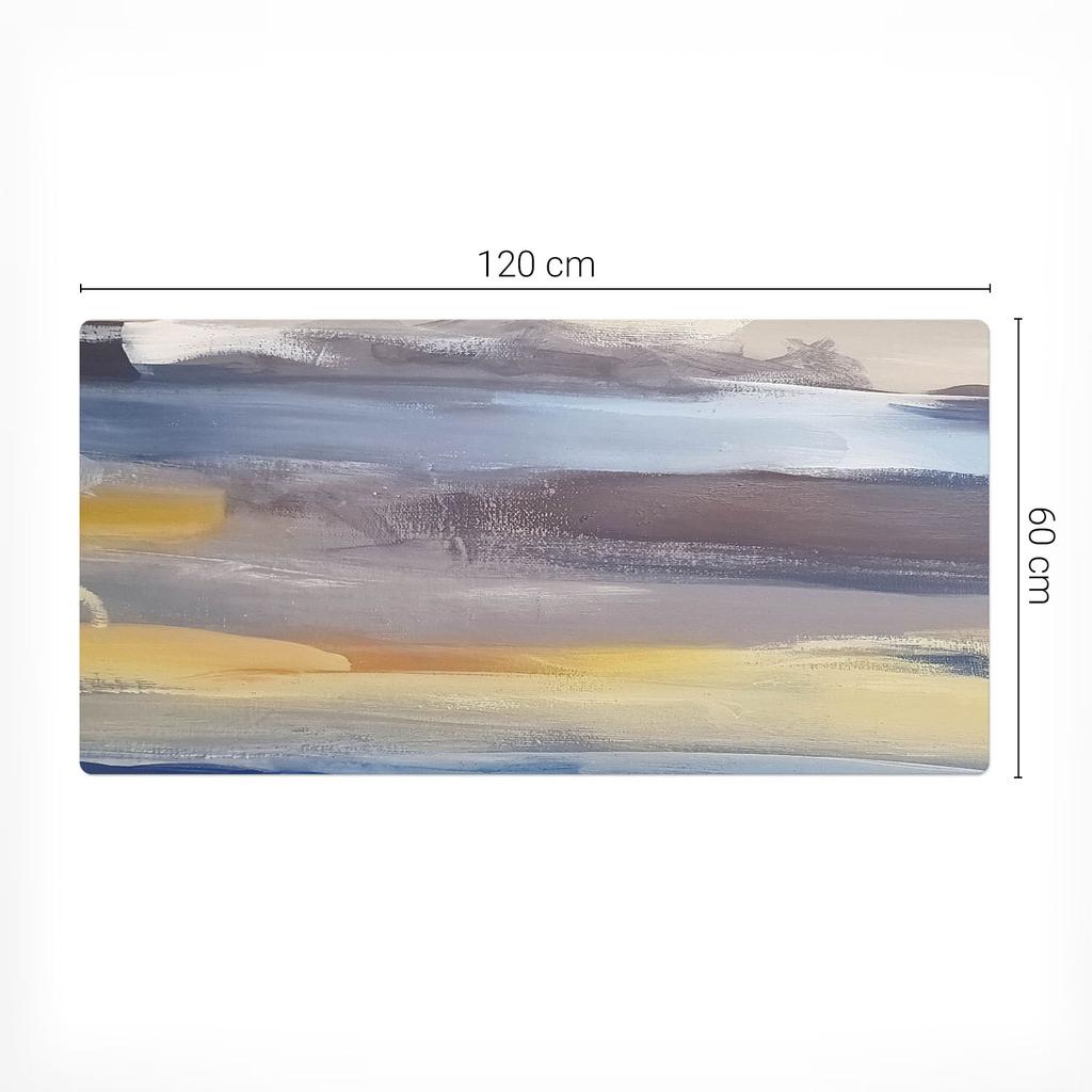 Mata Ochronna Na Blat Do Firmy Biura Pracy Abstrakcyjny Pejzaż 120X60 Cm