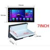 Hippcron 1 Din 7 Inch Android Car Radio Multimedia Video Player Bluetooth GPS MAP Universal Auto Stereo MP5 Player