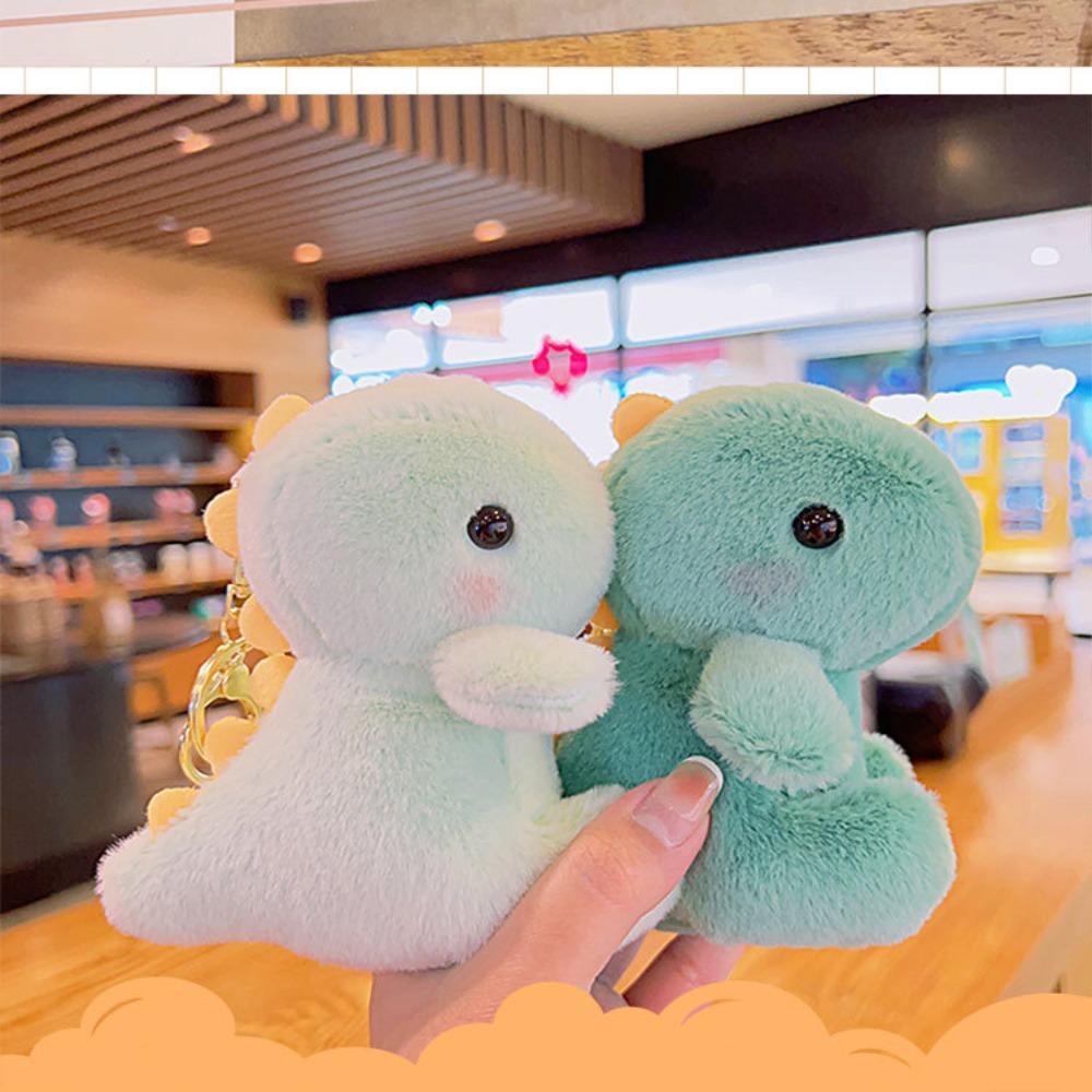 Милый динозавр плюшевая кукла игрушки кулон 12 см мягкая кукла брелок кавайный мультфильм плюшевая подвеска автомобиль