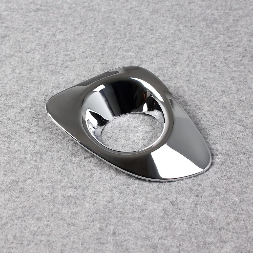 RUIQ Toyota Corolla Cross Exterior Front Fog Lamp Garnish Bezel Designed Exclusively for the Toyota Corolla Cross Chrome-Plated Covers,
