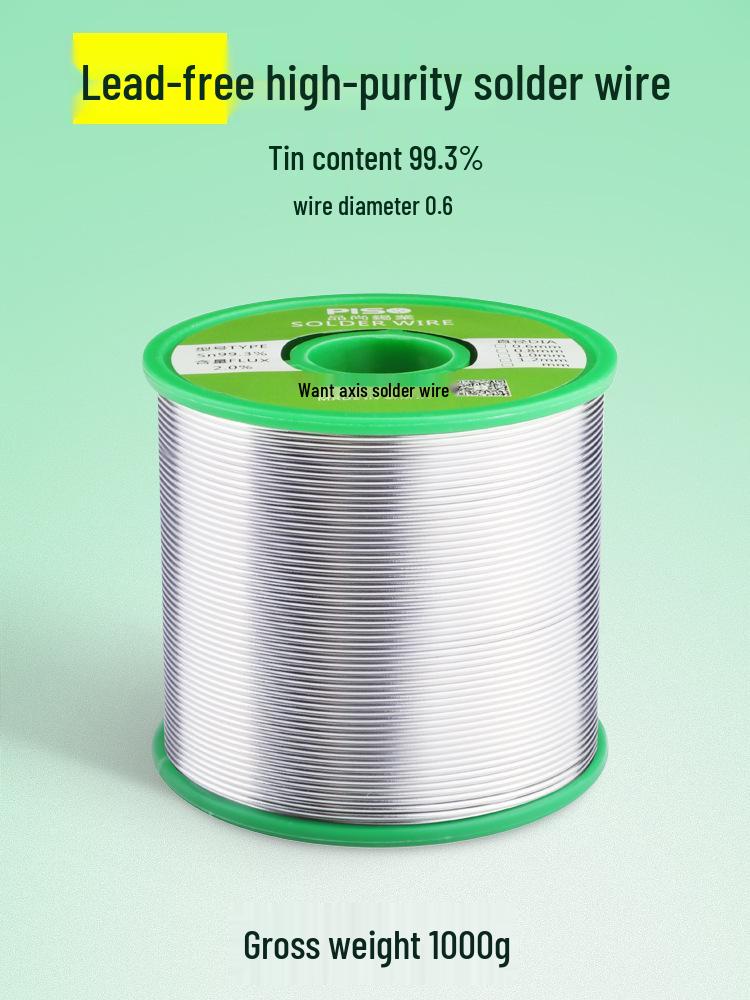 Высокочистая низкотемпературная припойная проволока с канифолью - Идеальна для бытового использования