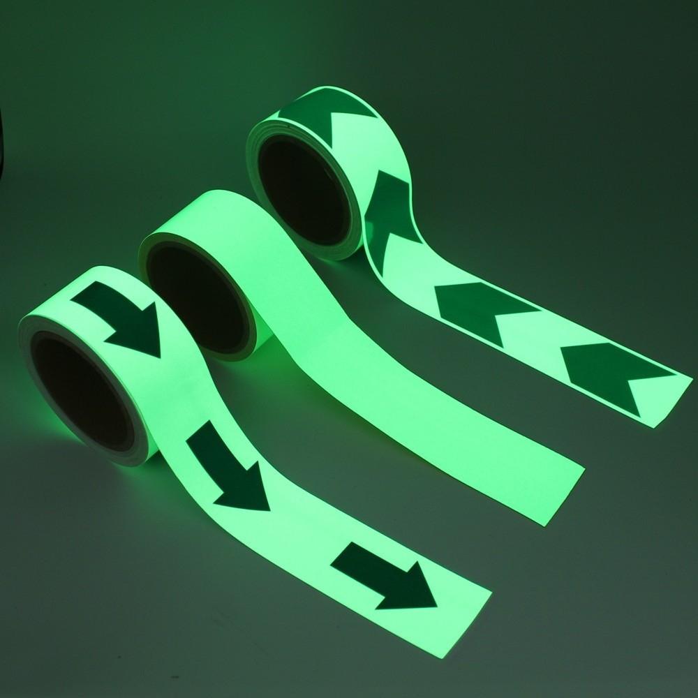 Waterproof Emergency Exit Luminous Tape Glow Ln The Dark Fluorescent Warning Tape Safety Pathways