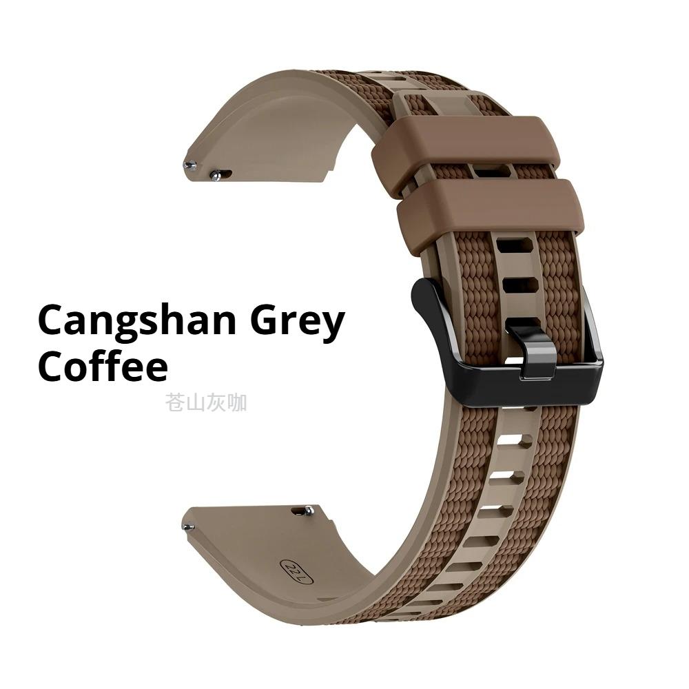 1:1 Original Silicone Strap For Huawei Watch Ultimate 2 Band For GT6 GT5 GT4 GT3 Pro 46mm Two Tones Bracelet 22mm Watchbands