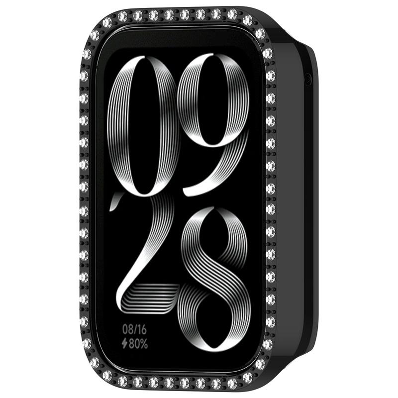 Для Xiaomi Mi Band 9Pro PC Shell Модный защитный чехол с бриллиантами Xiaomi band 9pro Защитный чехол-бампер