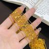 Модная геометрическая золотая цепочка-брусок с застежкой-M - Простой, универсальный дизайн