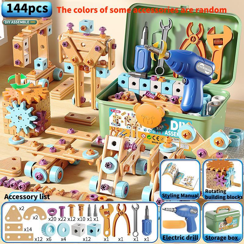 Construction Toys For Kids With Realistic Repair Tools And Assembly For Creative Play