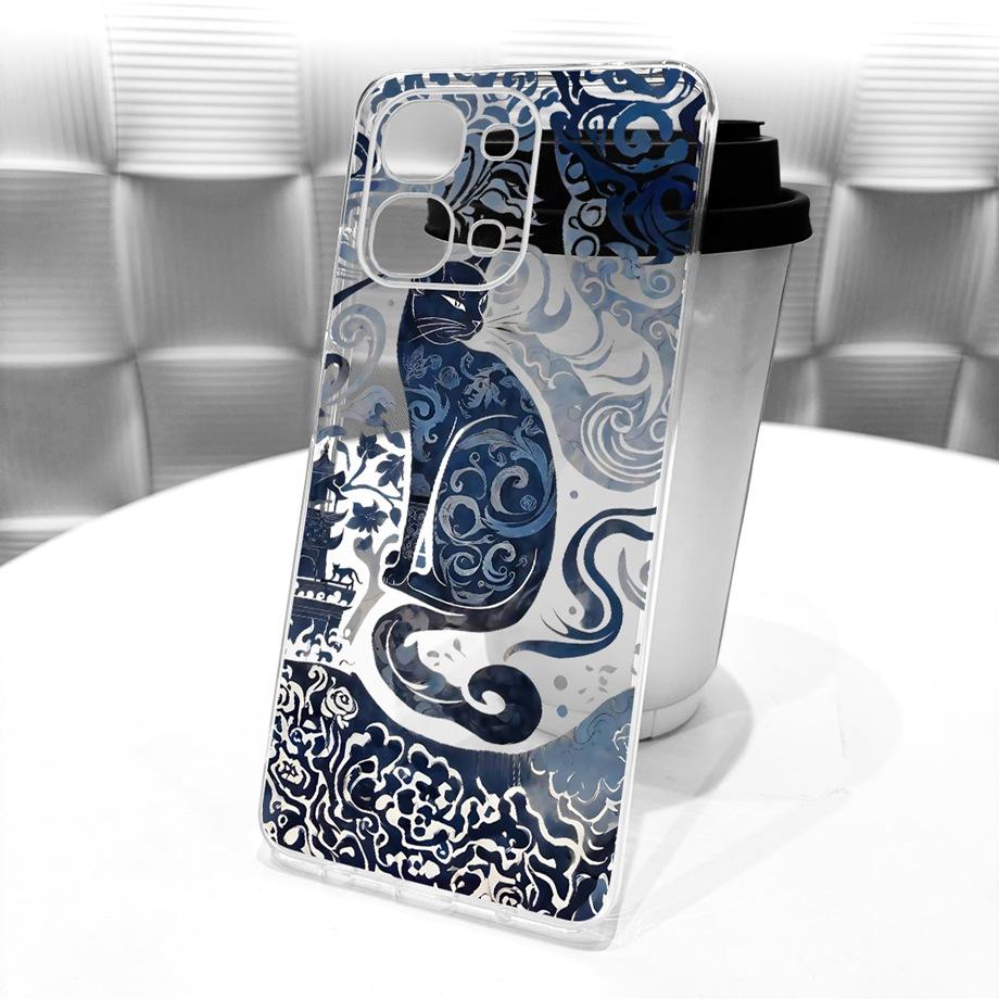 For Oppo A6 Pro 4G 5G OPPOA6 / Oppo F31 Pro Phone Case Soft Clear Silicone Back Cover Butterfly Dragon Fashion Pattern Bumper