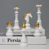 Collection Objects International Chess Ornaments Resin Chess Games Statue  Home Decor