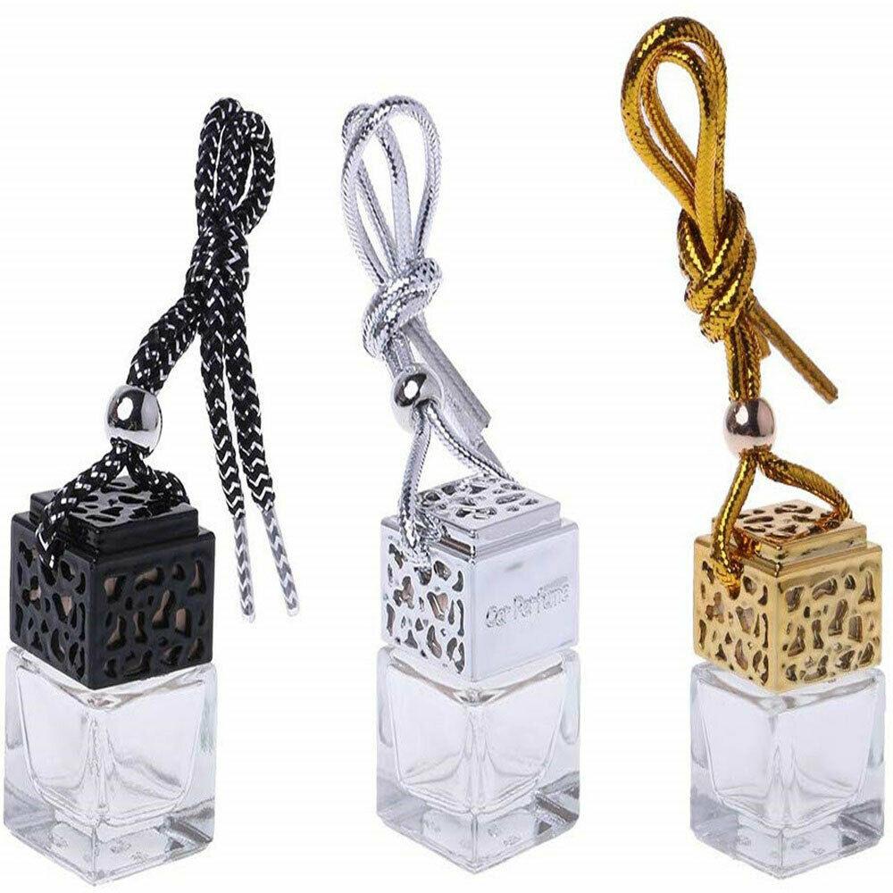 3Pcs Car Mini Hanging Empty Perfume Bottle Diffuser Air Freshener Ornament