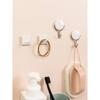 Plastic Modern Minimalist Adhesive Hooks Pack For Outdoor Storage Rainproof