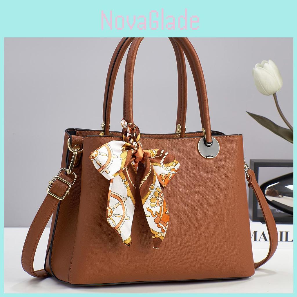 Stylish Big Size Crossbody Bag For Ladies With Zipper Closure And Inner Pockets