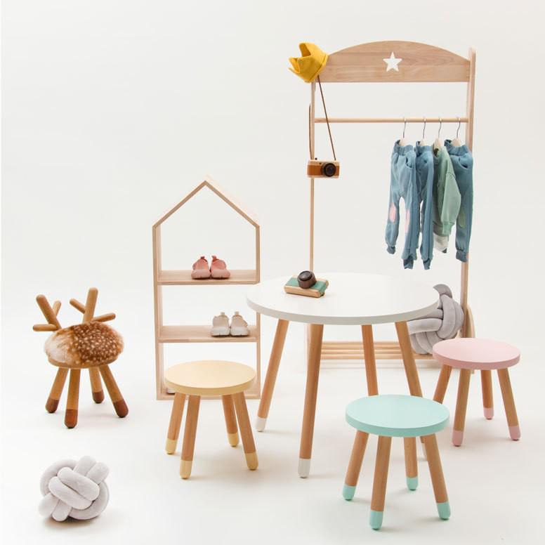 Bolin Nordic Style Round Kindergarten Chair