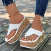 Women Slippers 2024 New Summer Flip Flops Slippers Female Platform Sandals Non-slip Platform Wedge Slides Shoes Zapatos De Mujer