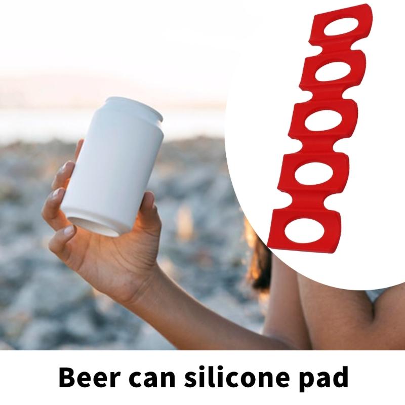 Прочные Нескользящие Силиконовые Коврики для Холодильника Для Банк и Бутылок Надежно Удерживают Напитки на Кухне или в Баре