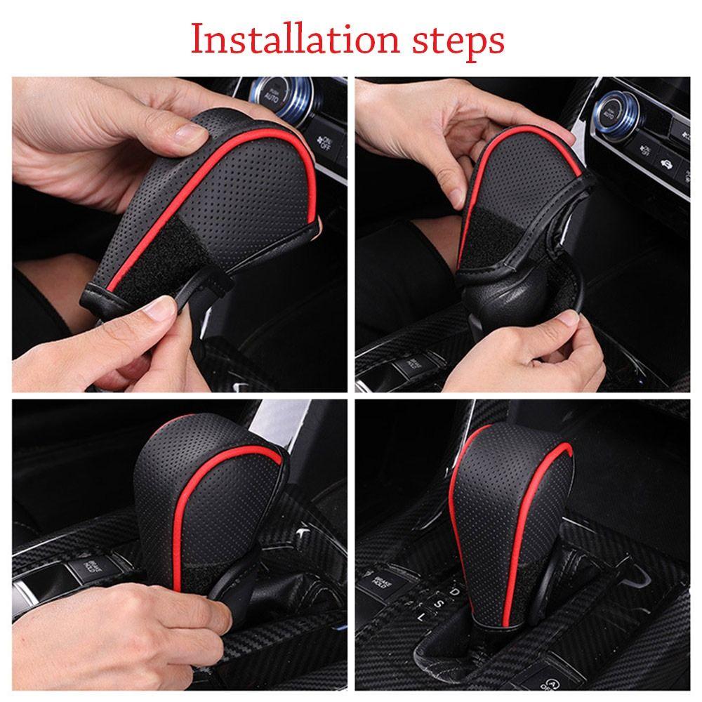 Wear-resistant Shift Knob Cover Non-Slip Car Interior Accessories Car Shift Handle Cover