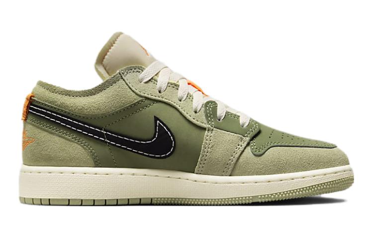 Jordan 1 Низкий SE Небесно-Зеленый Светло-Оливковый GS FD9092-300
