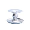 Base Tray Long Pole Candle Cup European Round Candle Socket Simple Round Candlestick  Table Decor