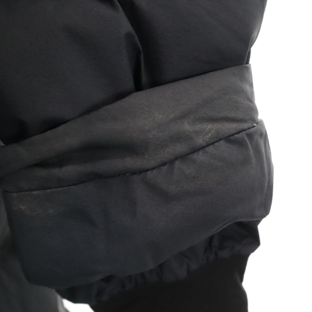 Uniqlo Бесшовная пуховая парка L черная Мужская Б/У